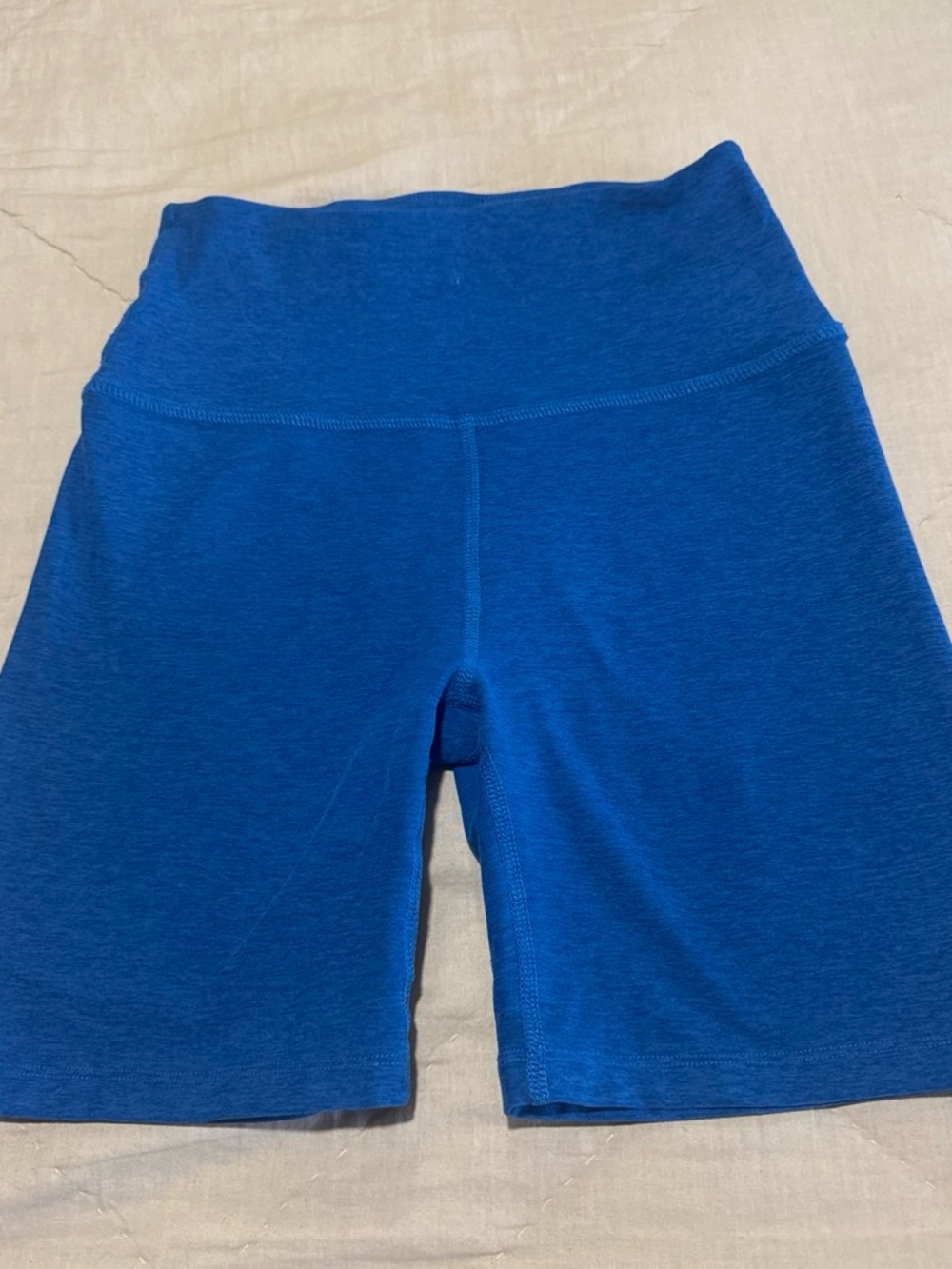 Beyond Yoga Royal Blue High-Waist Bike Shorts